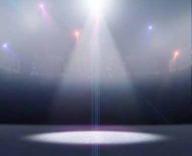 Buz pateni pisti Stadyumu Spotlight