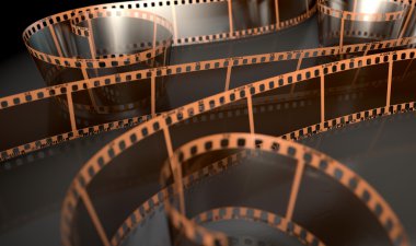 Film Strip Curled