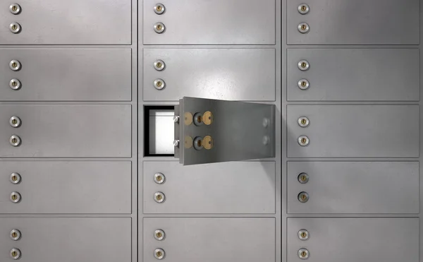 Safety Deposit Boxes — Stock Photo, Image