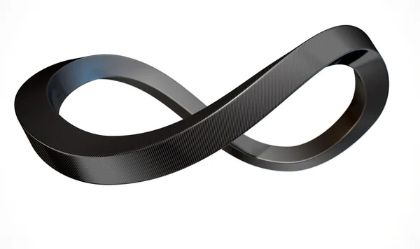 Symbole d'infini Fibre de carbone — Photo