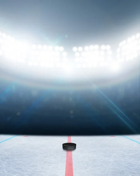 Stade de patinoire de hockey sur glace — Photo