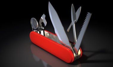 Multipurpose Penknife clipart