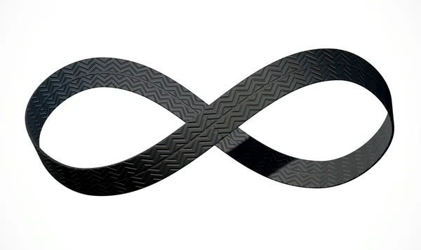 Infinity běhounu pneumatiky — Stock fotografie