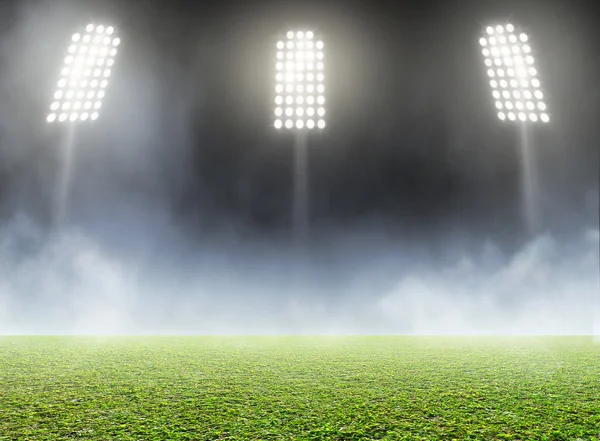 Stadium Outdoor Floodlit — Stock Photo, Image