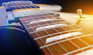 elektro gitar soyut