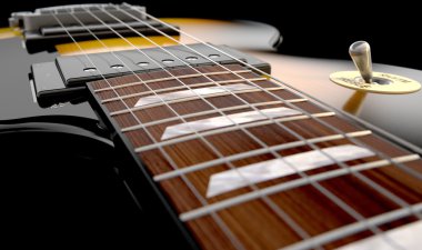 elektro gitar soyut