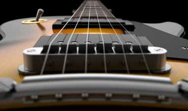 elektro gitar soyut