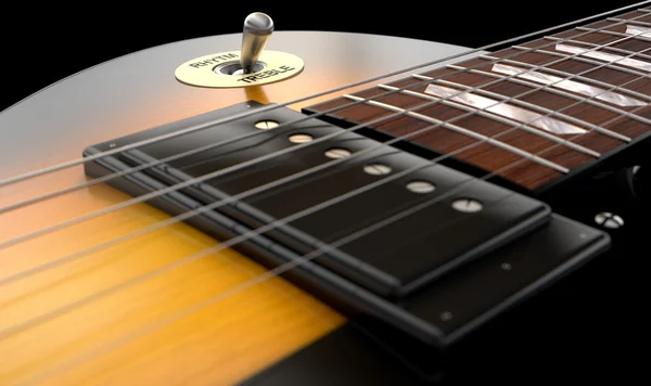 Guitarra elétrica abstrato — Fotografia de Stock