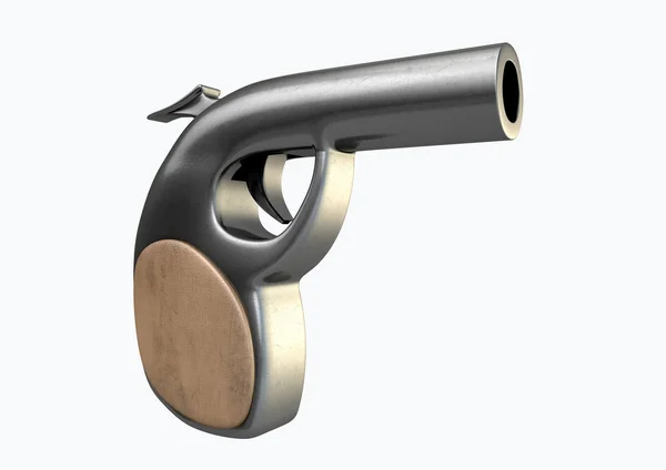 Gestileerde Handgun — Stockfoto