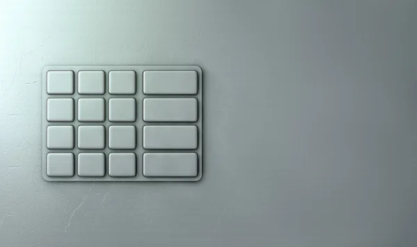 Atm teclado close-up — Fotografia de Stock