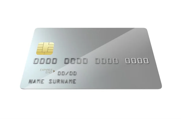 Banka kredi kartı boş — Stok fotoğraf