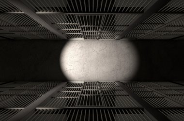 Hapis hücre koridor üst