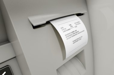 ATM makbuzu giriş reddedildi