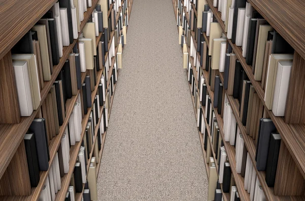 Library Bookshelf Aisle