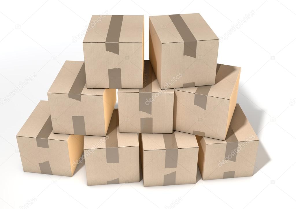 Cardboard Box Pile