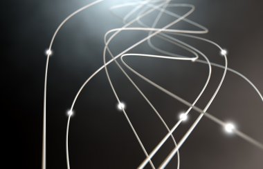 Fiber aktaran ışıklar konu