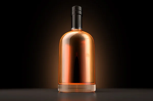 Generiska alkohol flaska — Stockfoto