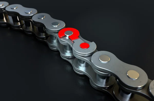 Bicycle Chain Missing Link — Stock Photo, Image