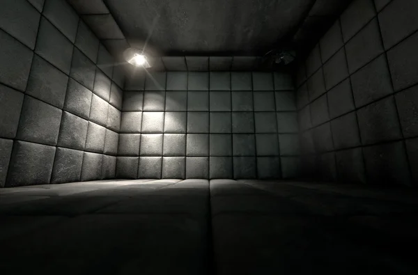 Padded Cell Dirty Spotlight — Stock Photo, Image