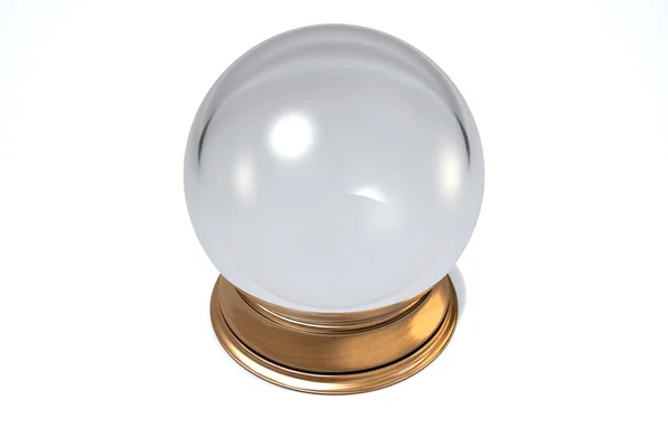 Uma bola de cristal — Fotografia de Stock