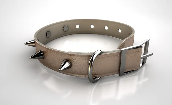 Cuero tachonado collar — Foto de Stock