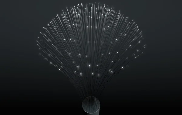 Fiber Optics sluiten — Stockfoto