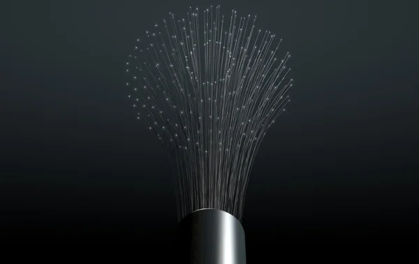 Fiber Optics Close — Stock Photo, Image