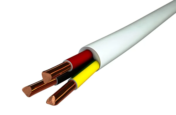 En elektrisk kabel — Stockfoto