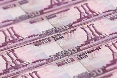 Kuzey Kore banknotlar kazandı. Kuzey Kore 'nin parası. Finans, iş geçmişi. Haber için mükemmel, muhabir.