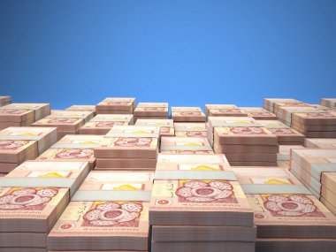 Malezya parası. Malezya ringgit faturaları. MYR banknotları. 10 halka var. İş, finans, haber geçmişi.