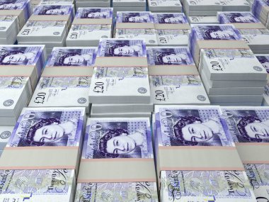 İngiliz sterlini. Sterling banknotları. 20 GBP sterlin..