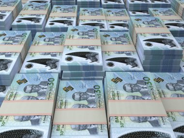 Namibya 'nın parası. Namibya dolarları. NAD banknotları. 30 dolar. İş, finans, haber geçmişi.