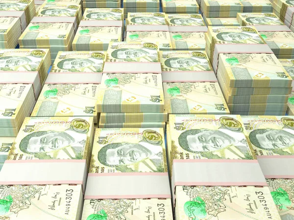 バハマのお金 バハマドル札 Bsdの紙幣 1ドル ビジネス ニュースの背景 — ストック写真