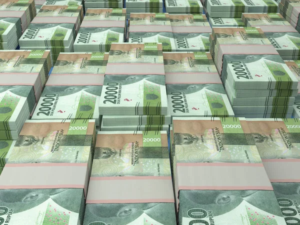 Endonezya Nın Parası Endonezya Rupiası Banknotları Idr Banknotları 000 Rupi — Stok fotoğraf
