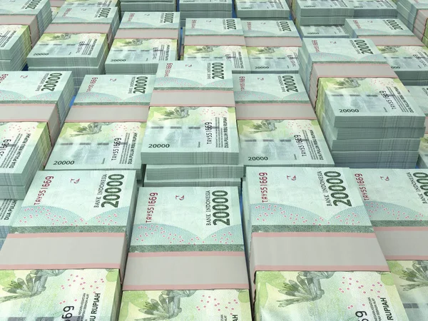 Endonezya Nın Parası Endonezya Rupiası Banknotları Idr Banknotları 000 Rupi — Stok fotoğraf