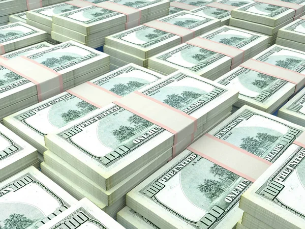 Деньги Соединенных Штатов Доллары Сша Банкноты Доллару 100 Долларов Бизнес — стоковое фото