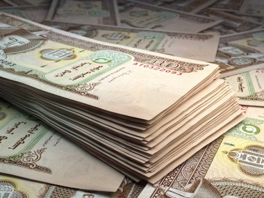 Moğolistan 'ın parası. Moğol Tugrik faturaları. MNT banknotları. 50 togrog. İş, finans, haber geçmişi.