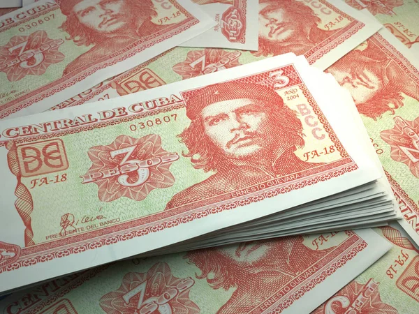 Soldi Cuba Bollette Peso Cubano Banconote Cup Pesos Affari Finanza — Foto Stock