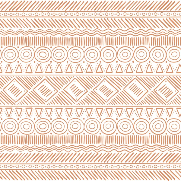 El kabile Boho Seamless Modeli çekilmiş. Etnik geometrik vektör yazdırma.