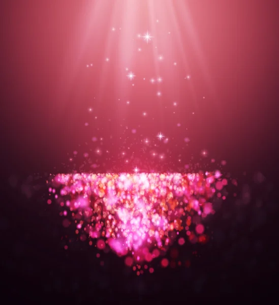 Shining flou bokeh fond pour votre conception. — Image vectorielle