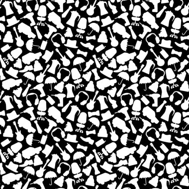 Adam, seamless modeli öğeleri alışveriş için arka plan