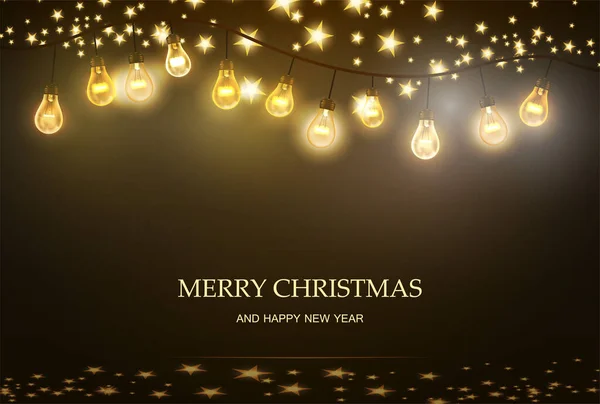 Işıklı ve yıldızlı Noel çelengi