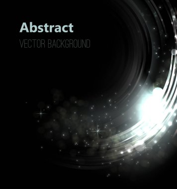 Parlak mavi ve kırmızı Noel Bokeh illüstrasyonu.