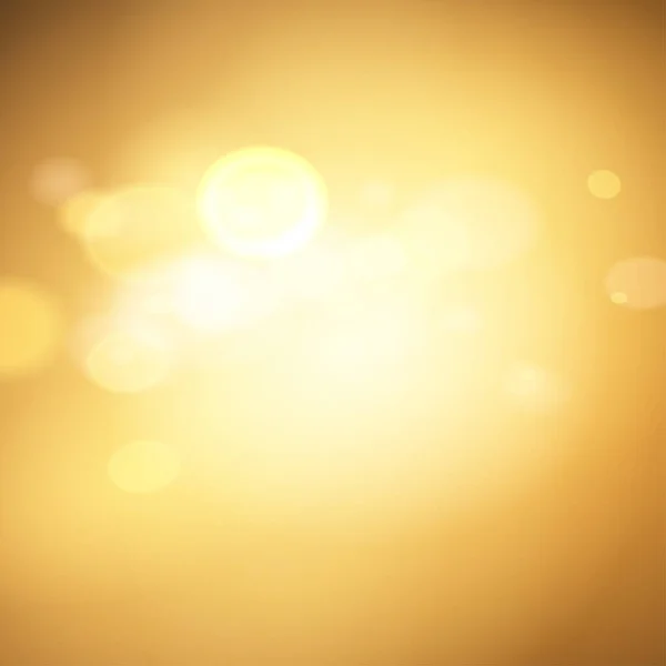 Gold Bokeh Hintergrund — Stockvektor