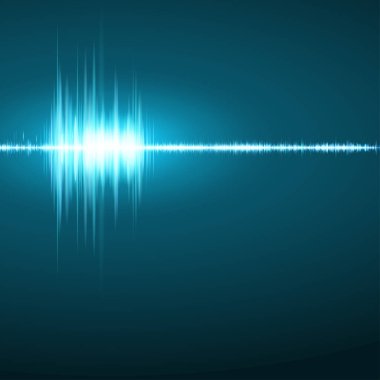 Dijital mavi ışık eşitleyici arkaplan. Vektör illüstrasyonu