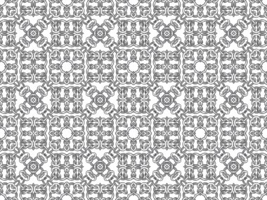 Siyah arka planda beyaz ağ. Kusursuz desen Vektör illüstrasyonu 