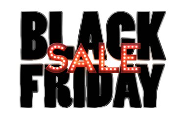 Kara Cuma Sancağı, indirimli arka plan. Vektör illüstrasyonu.