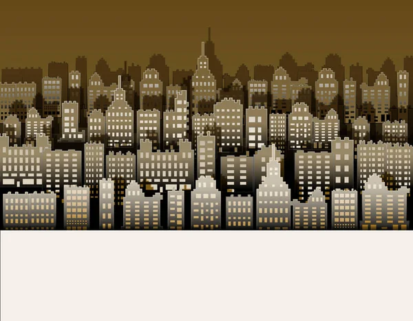 Белая Черная Городская Бумага Хороший Фон Городской Рекламы Вектор — стоковый вектор