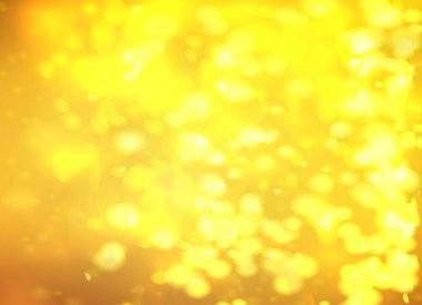 Tasarım ve vektörünüz için Sarı Bokeh Arkaplan Işığı Efekti