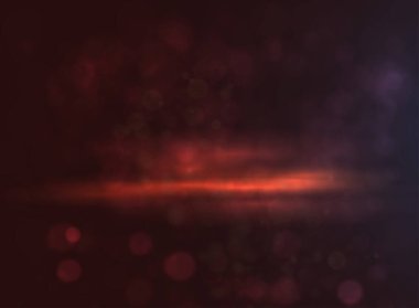 Bokeh ve Doğa ligth 'li karanlık bir fırın. Vektör